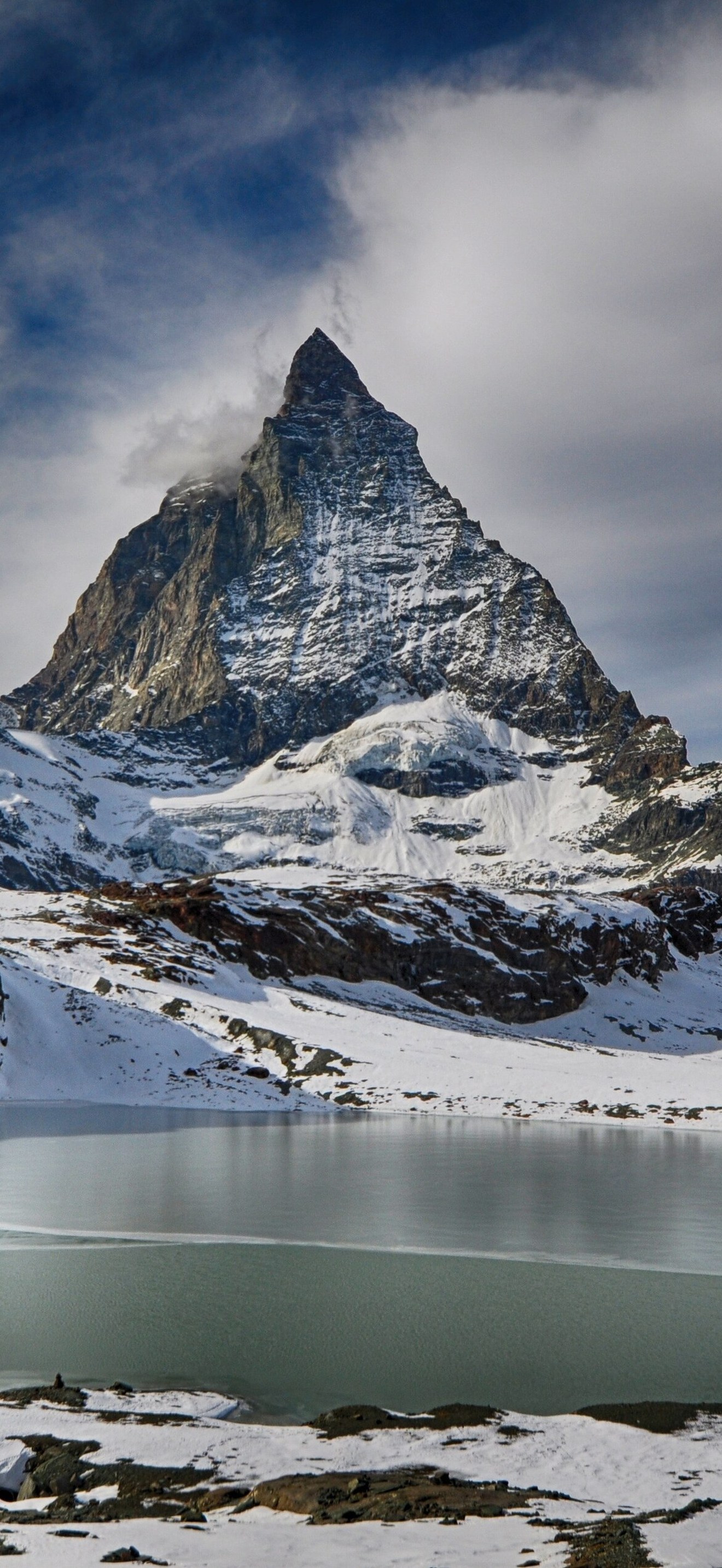 Alps and clouds