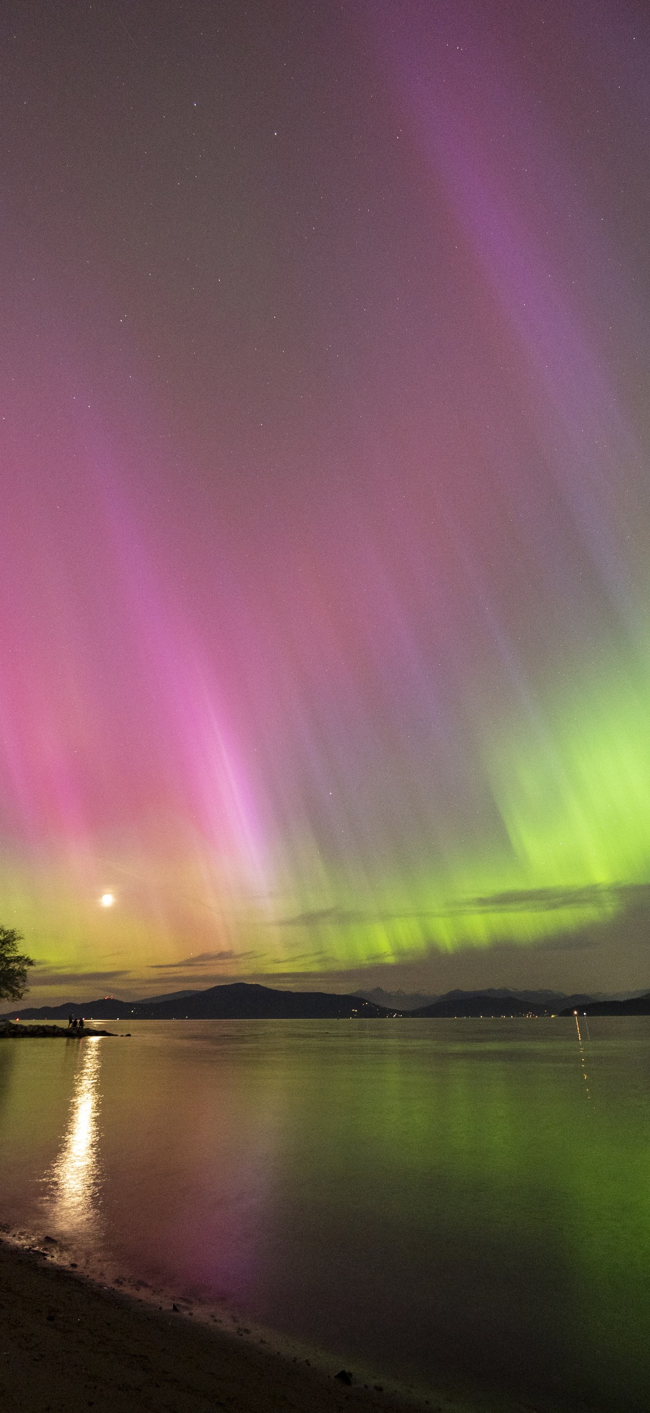 Aurora Borealis over Vancouver BC