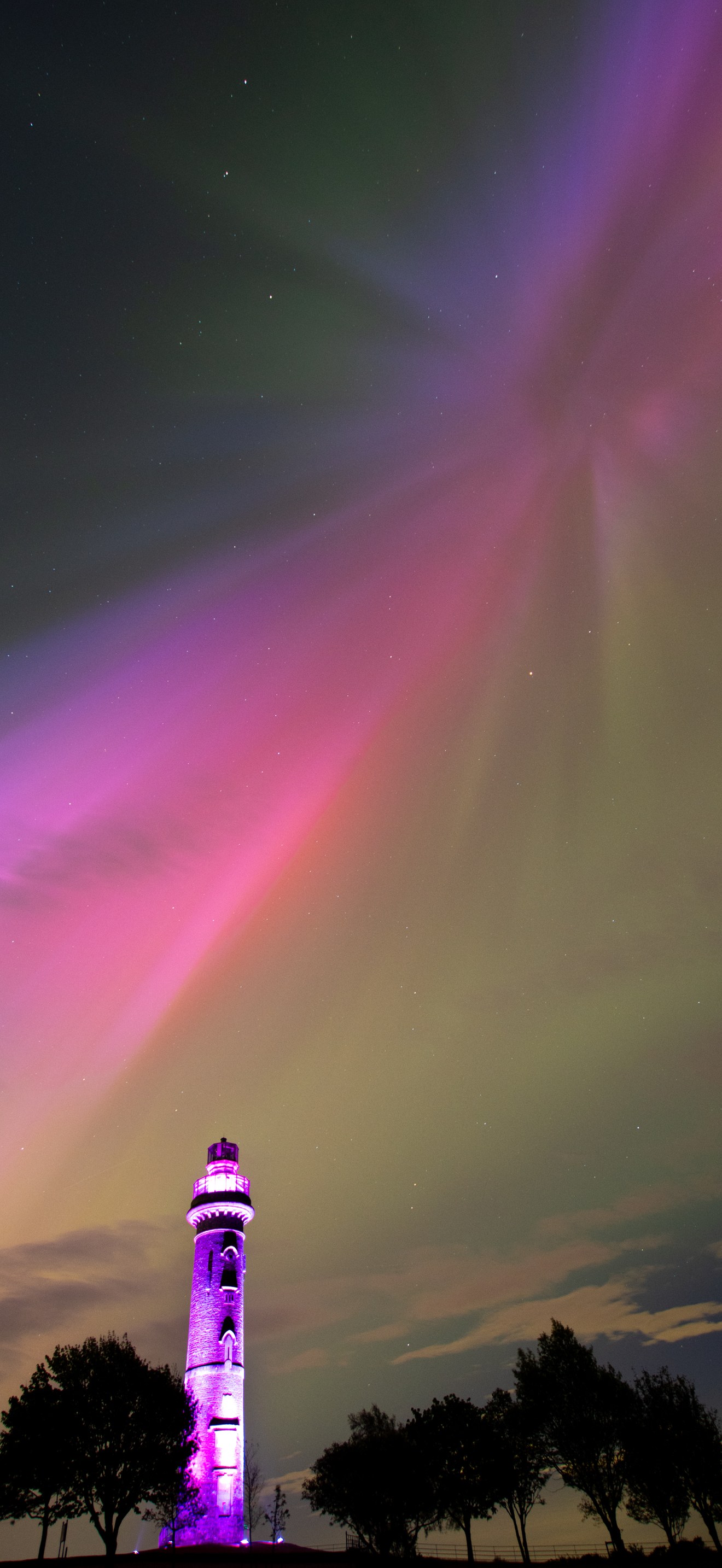 Northern Lights at the Spire of Lloyd
