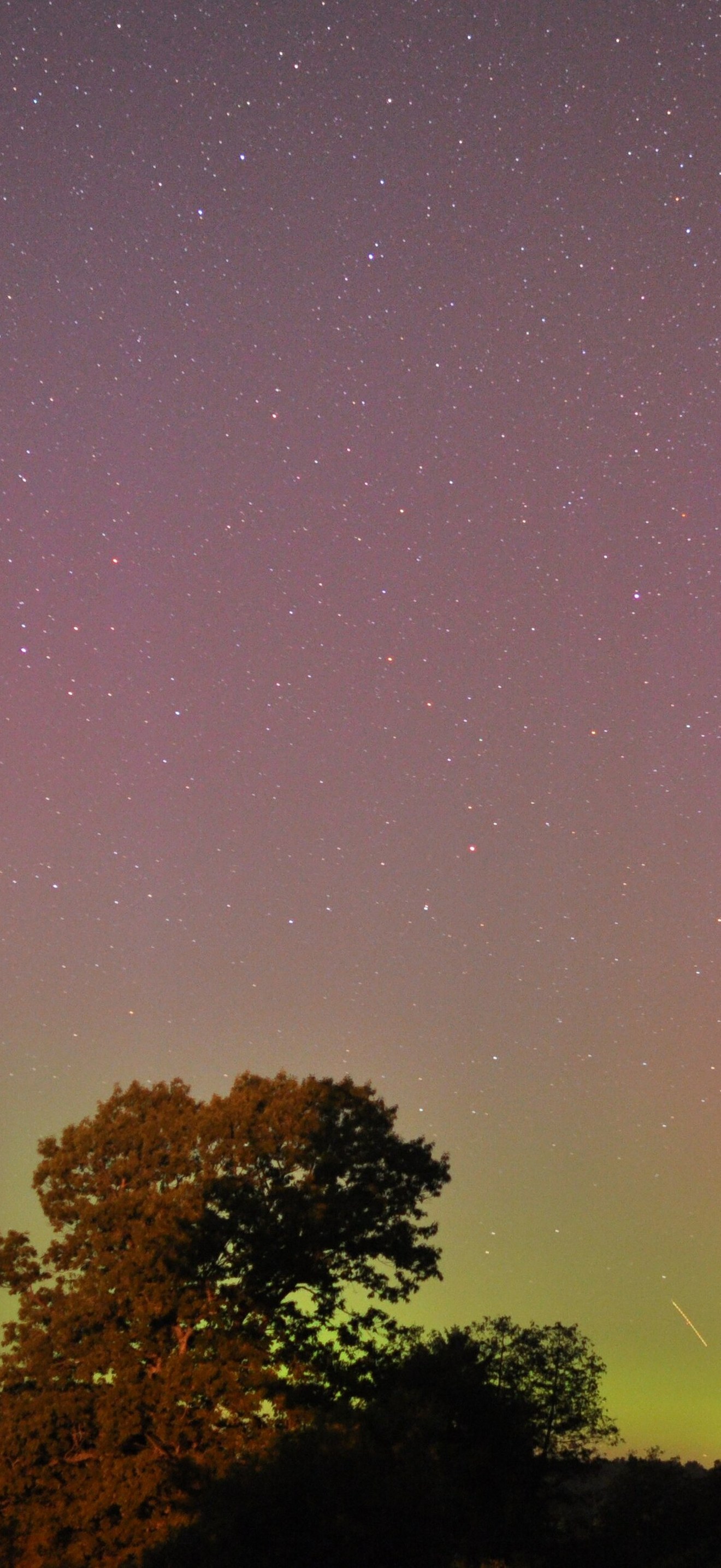 Aurora borealis from southeastern New York State