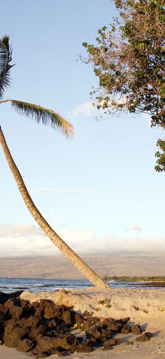 Beach scene on the island of Oahu, Hawaii