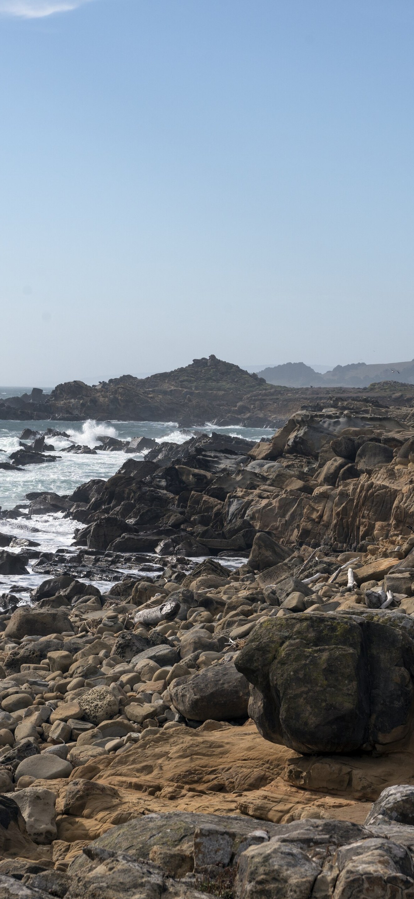 Scenic view of the Pacific Coast in Jenner, California