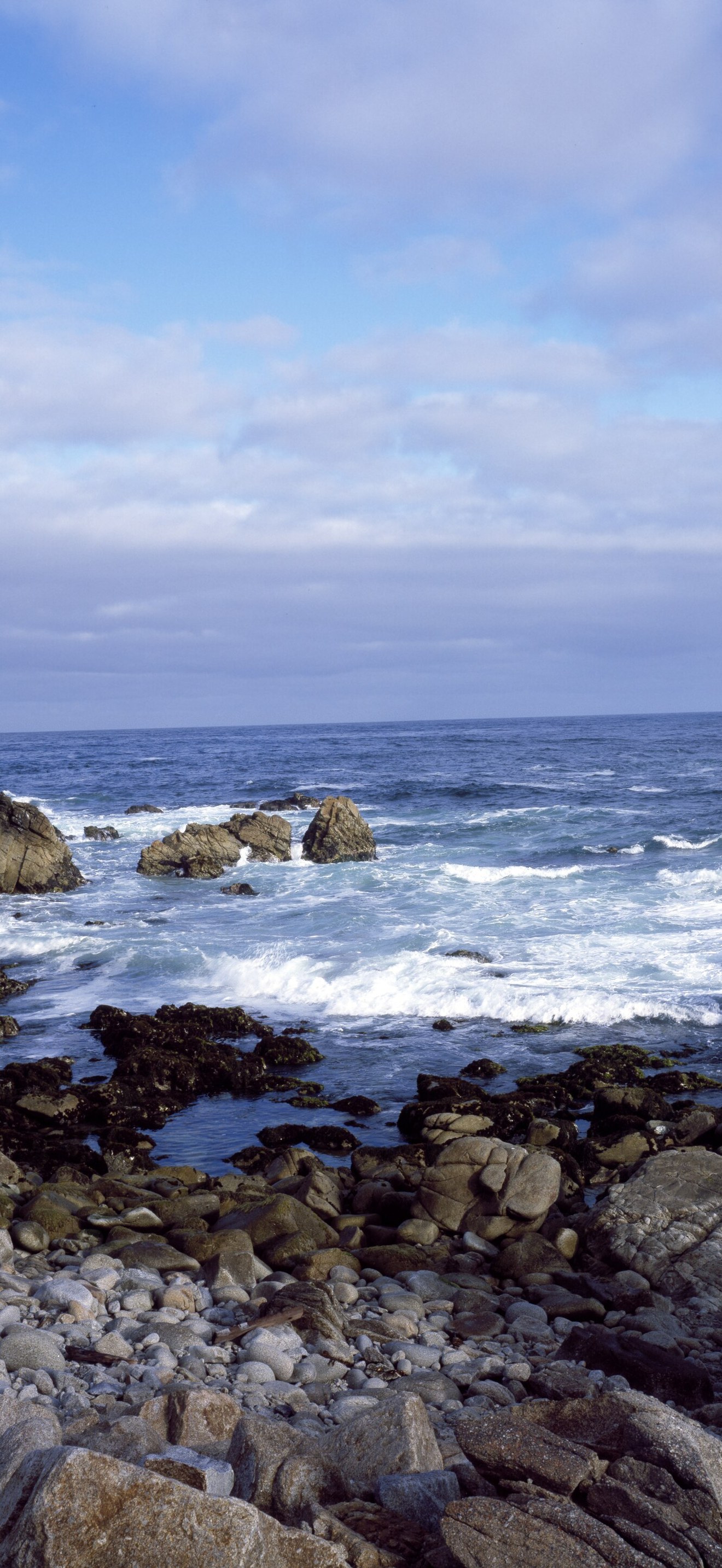 The rocky California Pacific coast