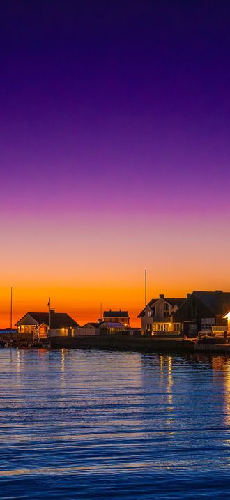 Late summer sunset in Marstrand, Sweden1