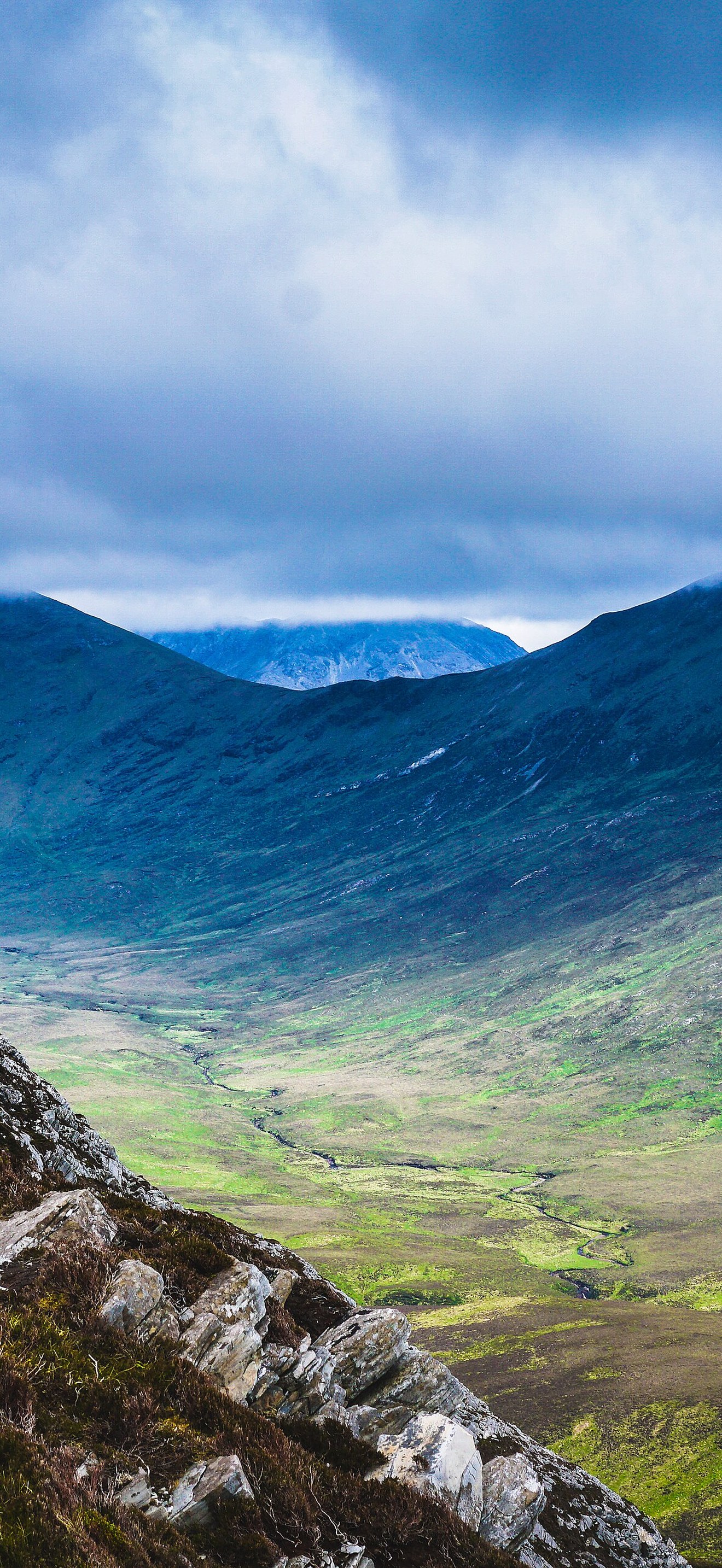 Long mountain valley
