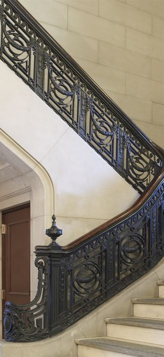 Lobby stairs, Federal Building and U.S. Courthouse, Providence, Rhode Island