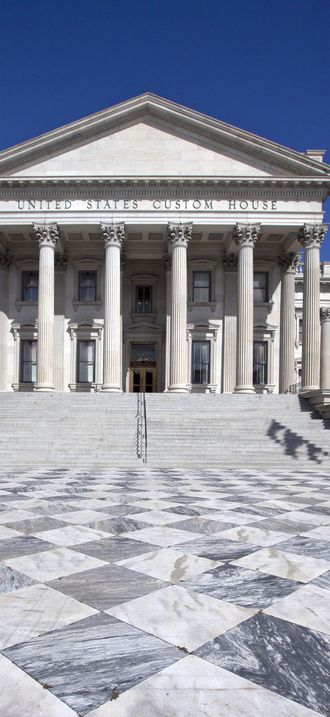 Front exterior, U.S. Custom House, Charleston, South Carolina