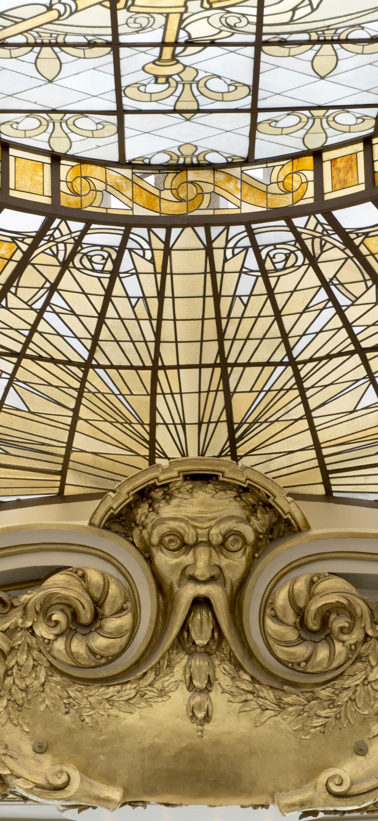 Stain glass in Neiman Marcus store, San Francisco, California