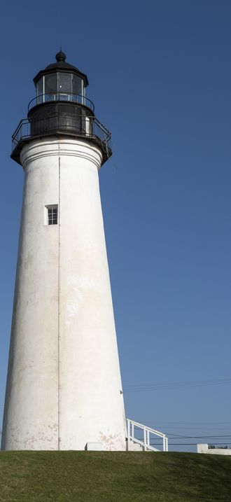 The Point (more commonly Port) Isabel Lighthouse, a state historic site in Port Isabel, Te