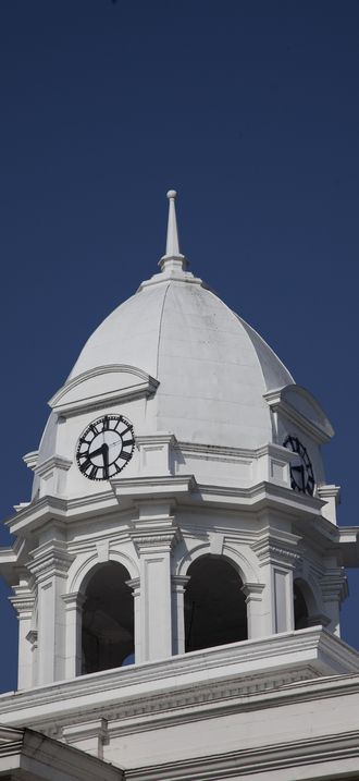 Dome of Colbert County Courthouse, built in 1882, Tuscumbia, Alabama