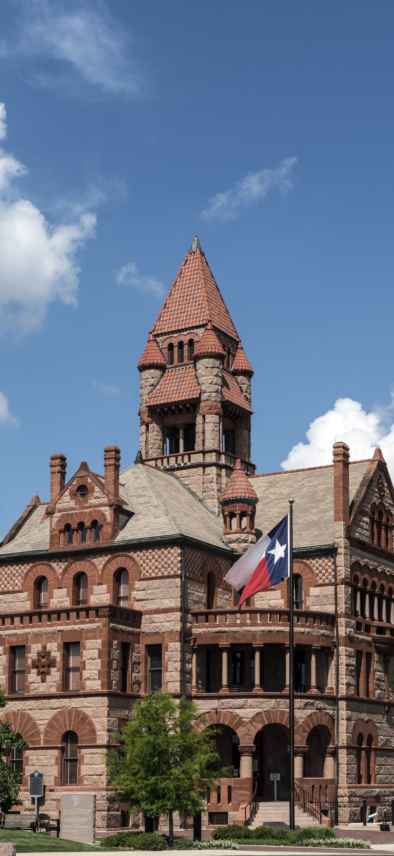 The Hopkins County Courthouse in Sulphur Springs, regarded by many as the most beautiful c