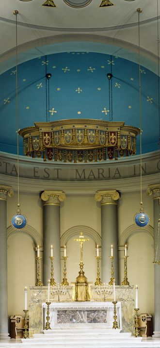 Interior of the Baltimore Basilica, Baltimore, Maryland