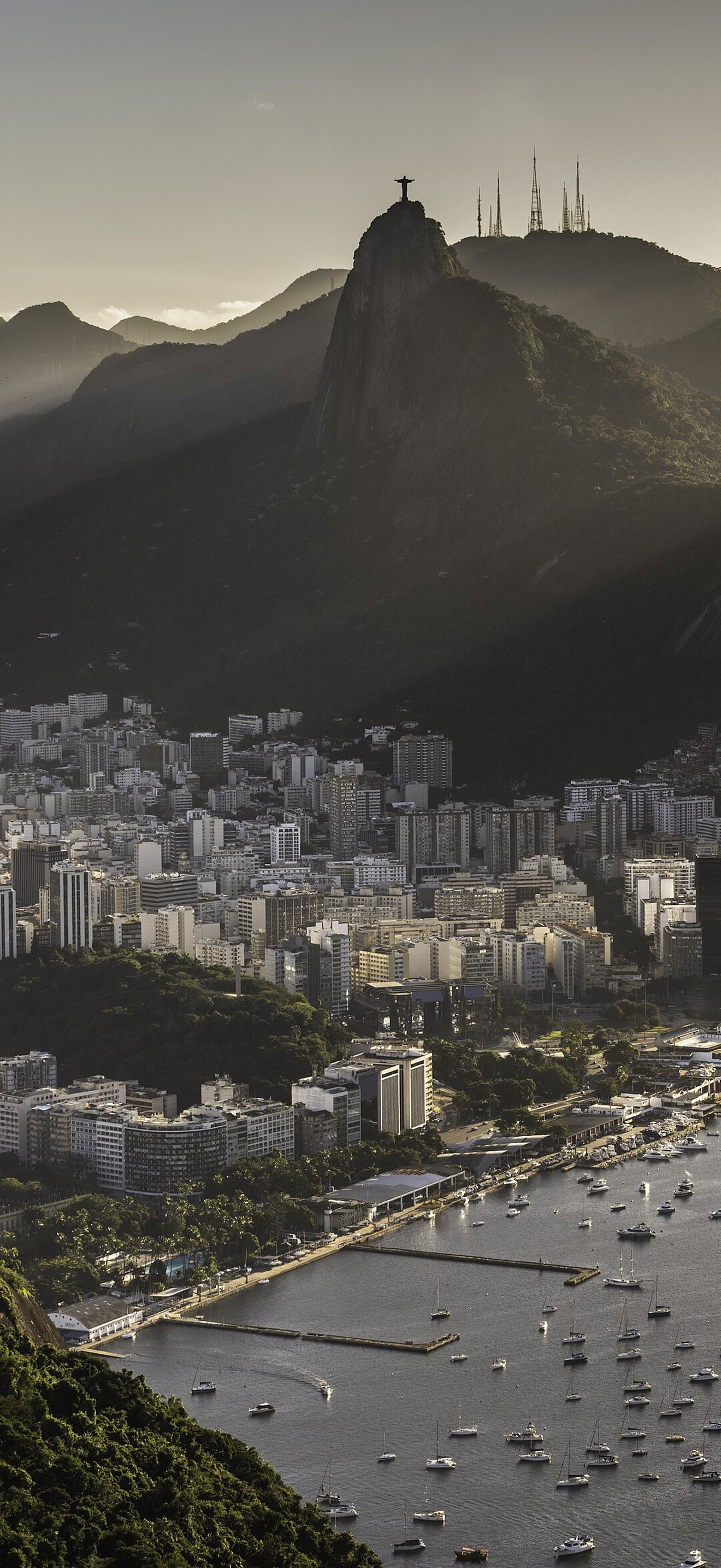 Rio de Janeiro skyline and Sugarloaf Mountain at sunset, Brazil 3