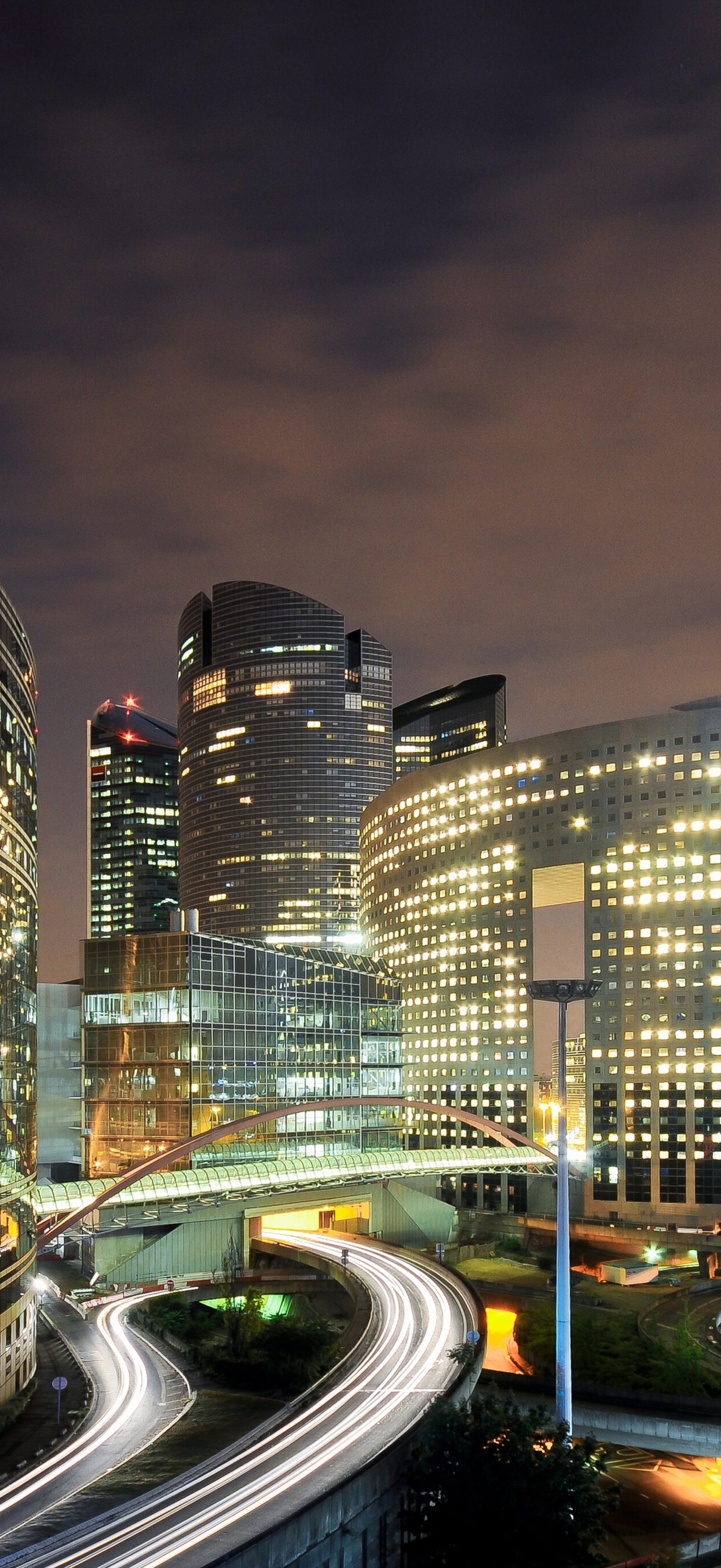 La Défense de nuit, Paris, France 2