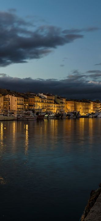 Canal de Sète juste avant crépuscule 01