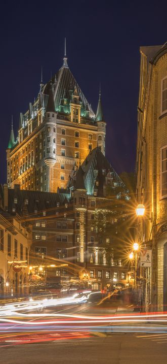 Château Frontenac at night, Quebec City (downtown 18)