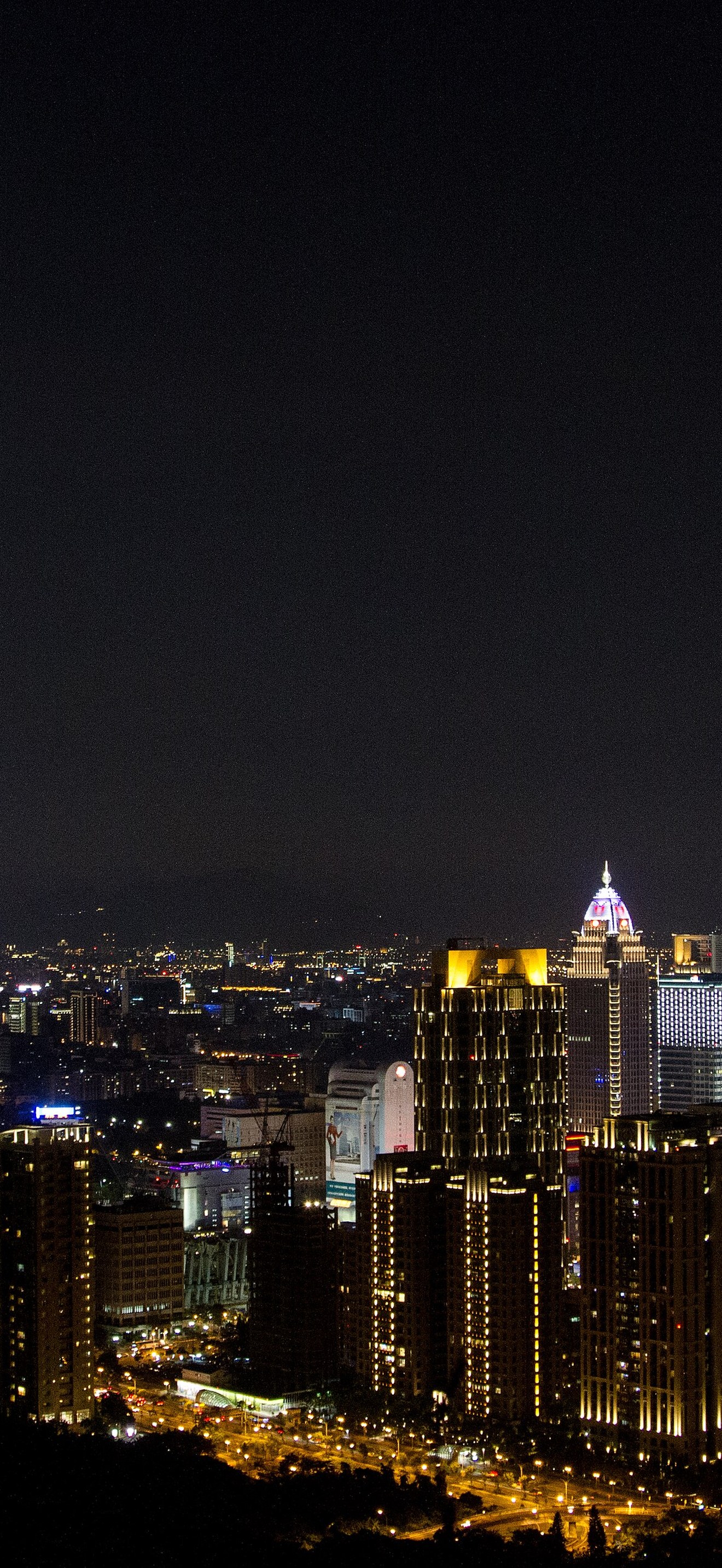 Taipei night skyline