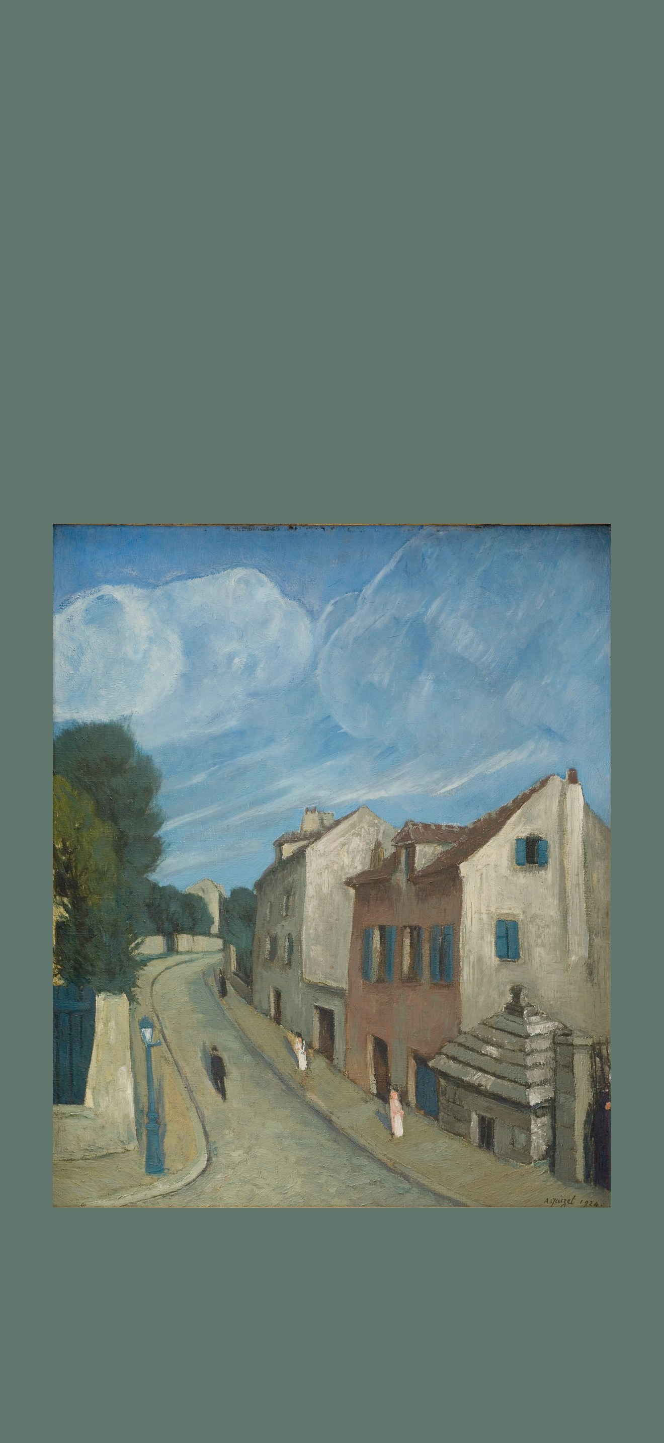 Paysage avec maisons