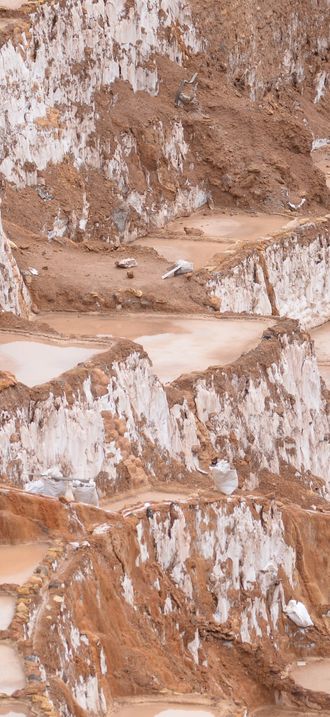 Maras Salt Mines during wet season