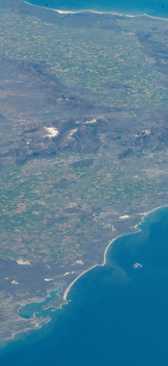 The coastal region of South Africa