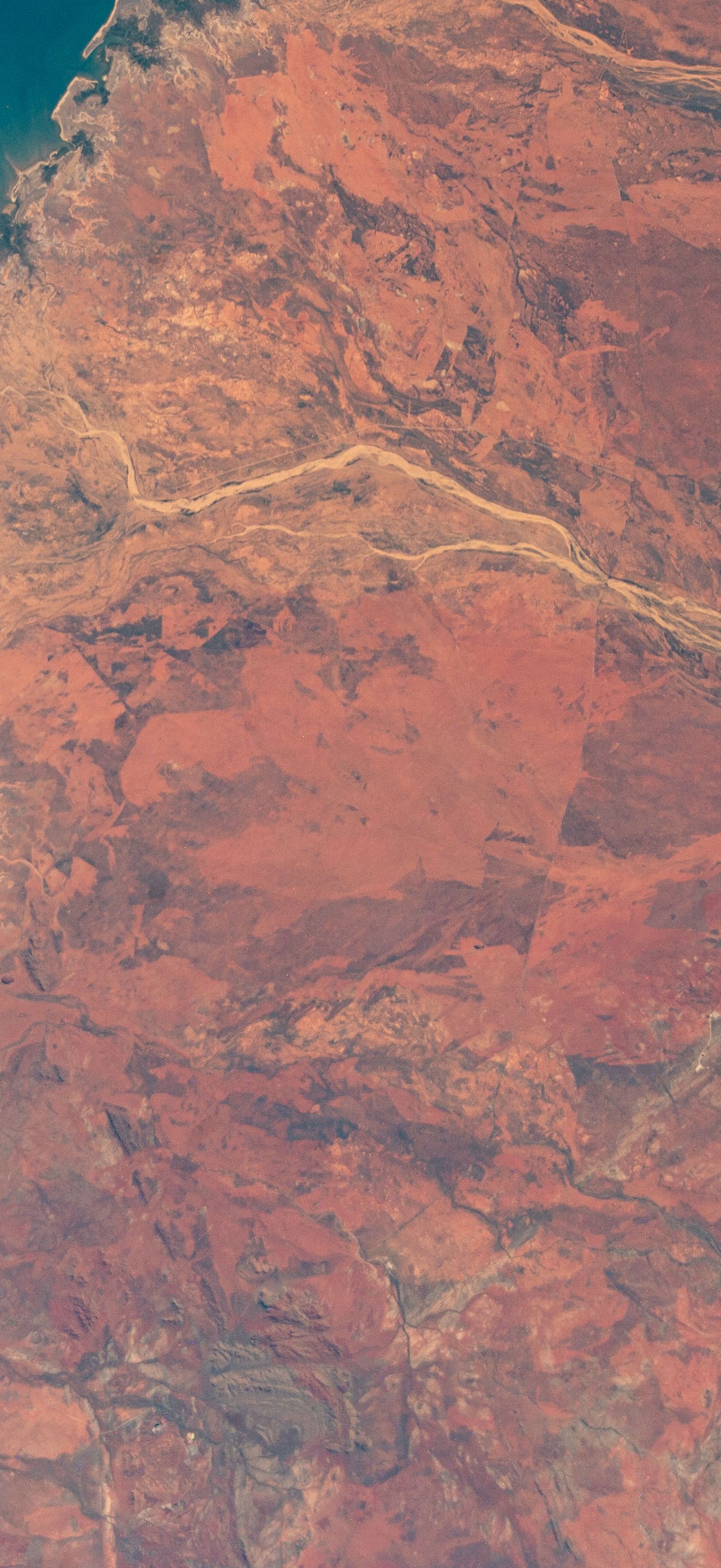 The hot desert coast of Western Australia's Pilbara region