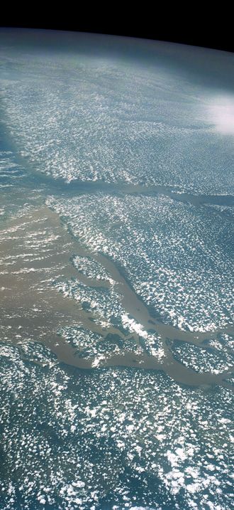 Mouths of the Amazon River, Brazil, South America