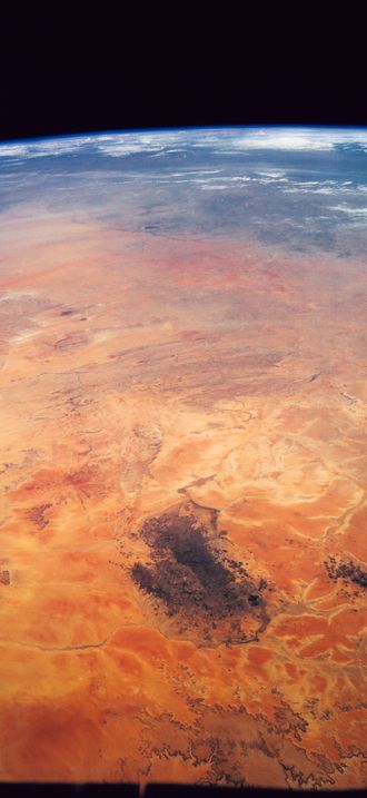 Sahara Desert, Sudan, Northeast Africa as seen from STS-62