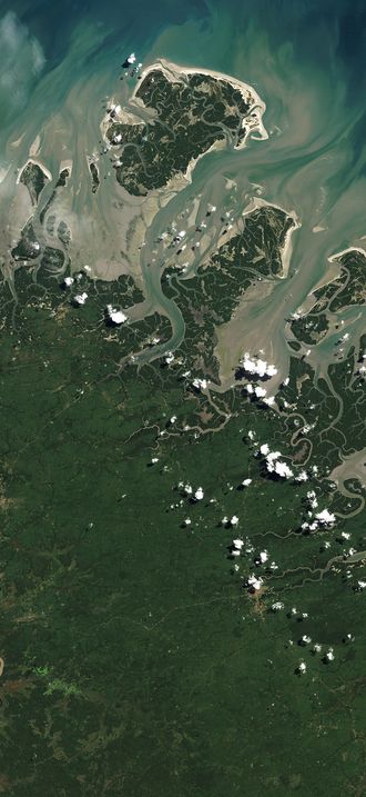 Barrier Islands off Brazi