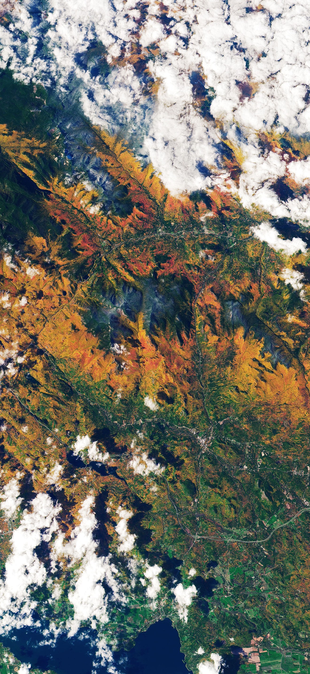 Adirondacks-NewYork (Landsat 9, 2022-10-08)
