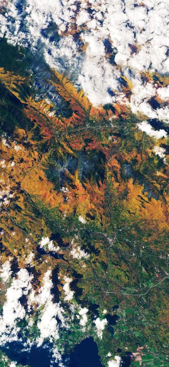 Adirondacks-NewYork (Landsat 9, 2022-10-08)