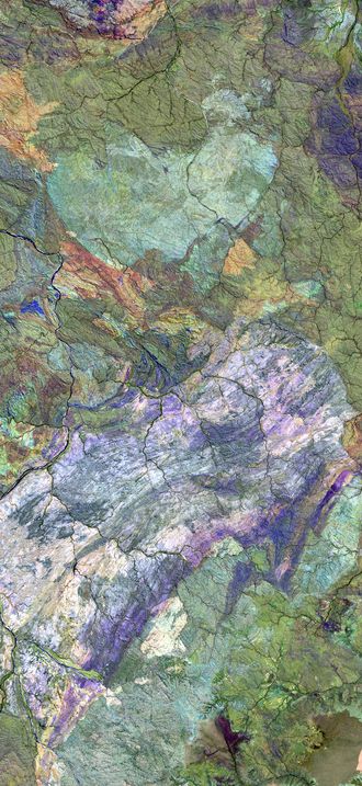 Landsat art - Great Sandy Desert, Australia