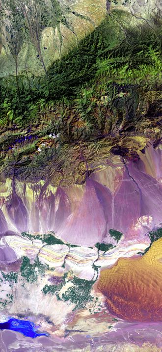 Turpan Depression, nestled at the foot of China’s Bogda Mountains