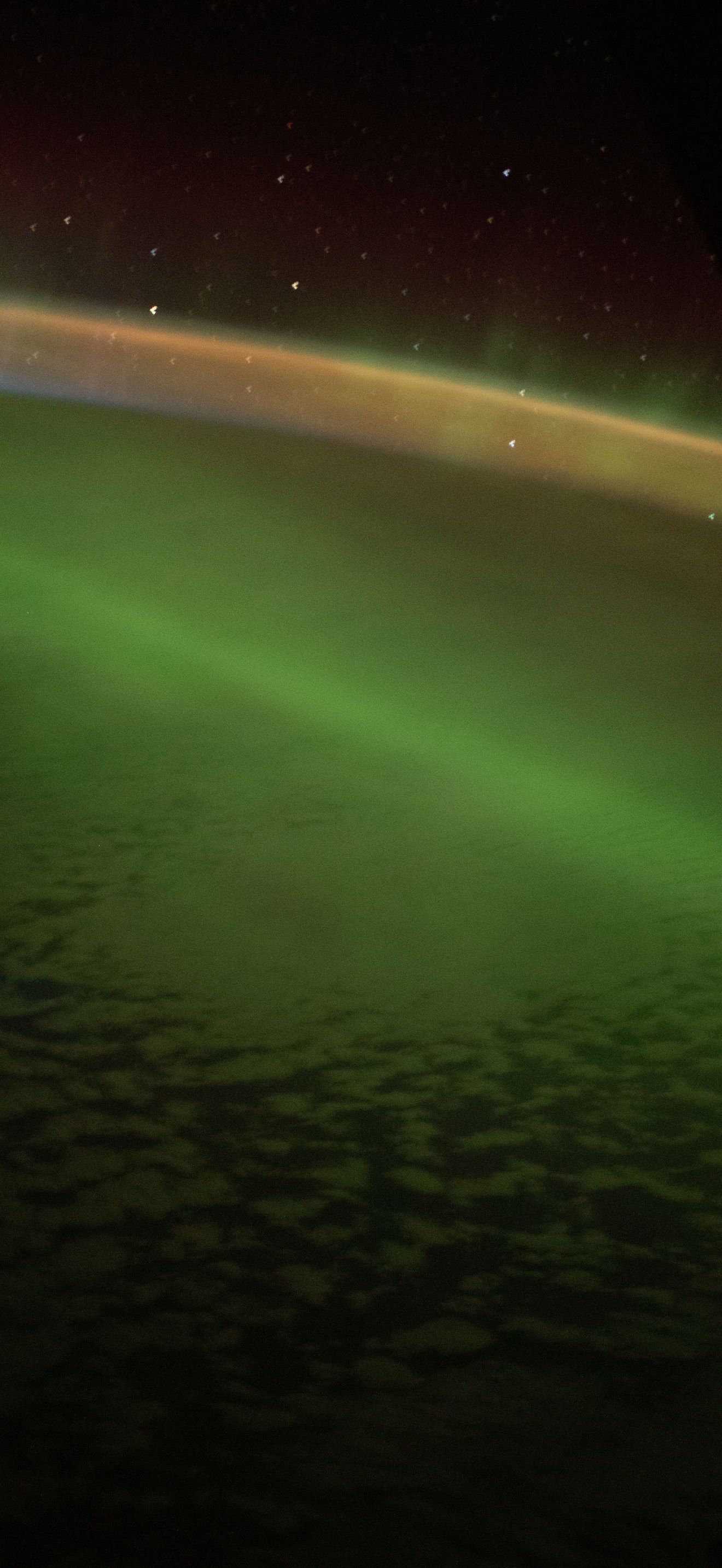 View of aurora taken during Expedition 65 increment