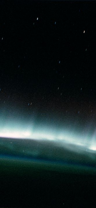 Aurora Australis as seen from STS-62