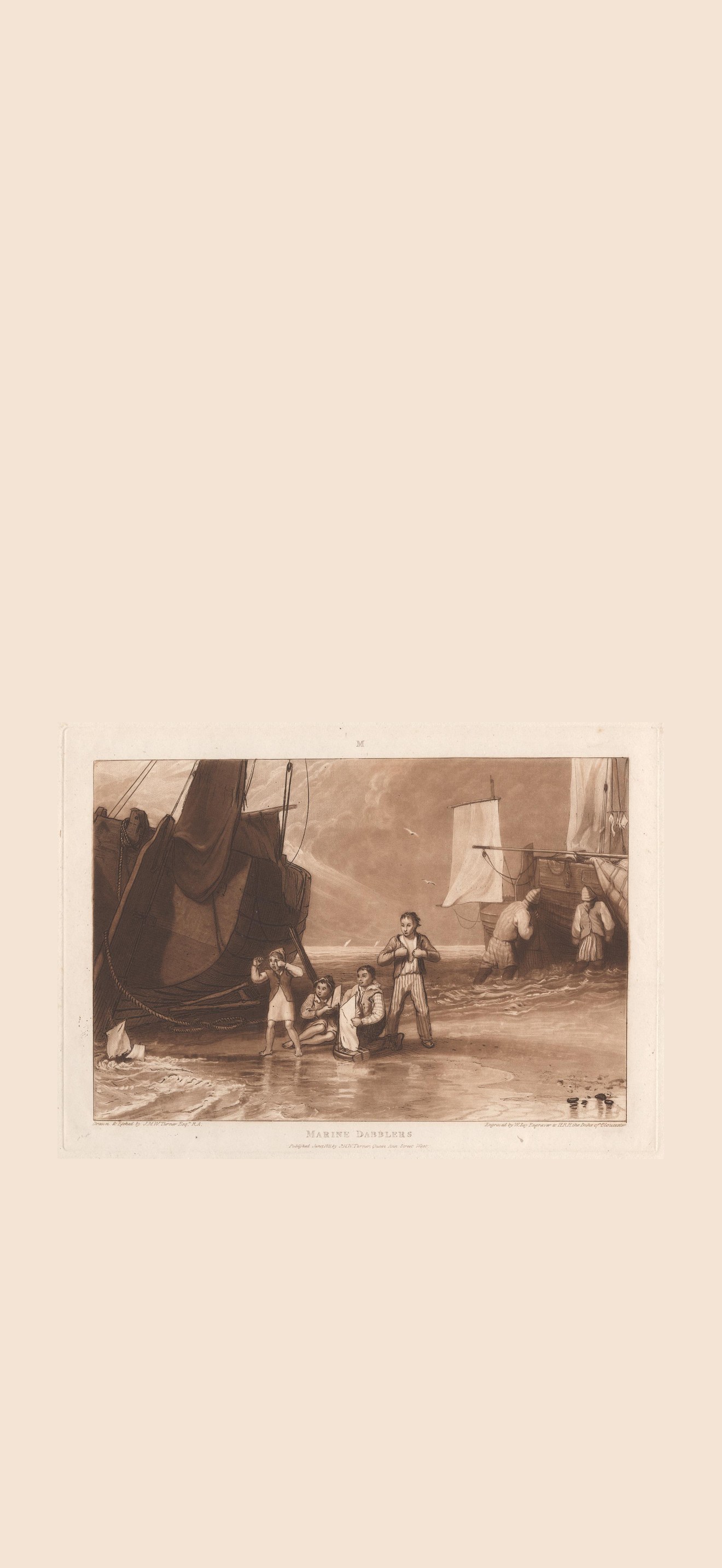 J M W Turner - Marine Dabblers - B1970.3.864 - Yale Center for British Art