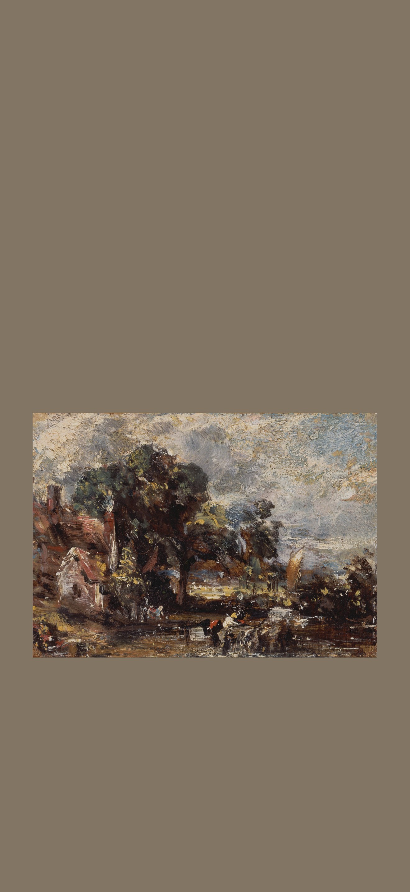 John Constable - Sketch for "The Haywain" - Google Art Project