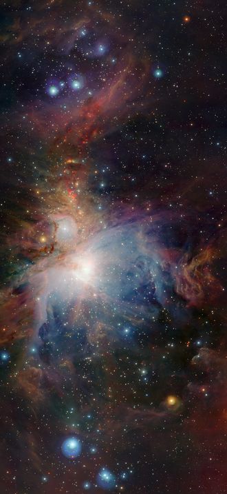 VISTA's infrared view of the Orion Nebula*