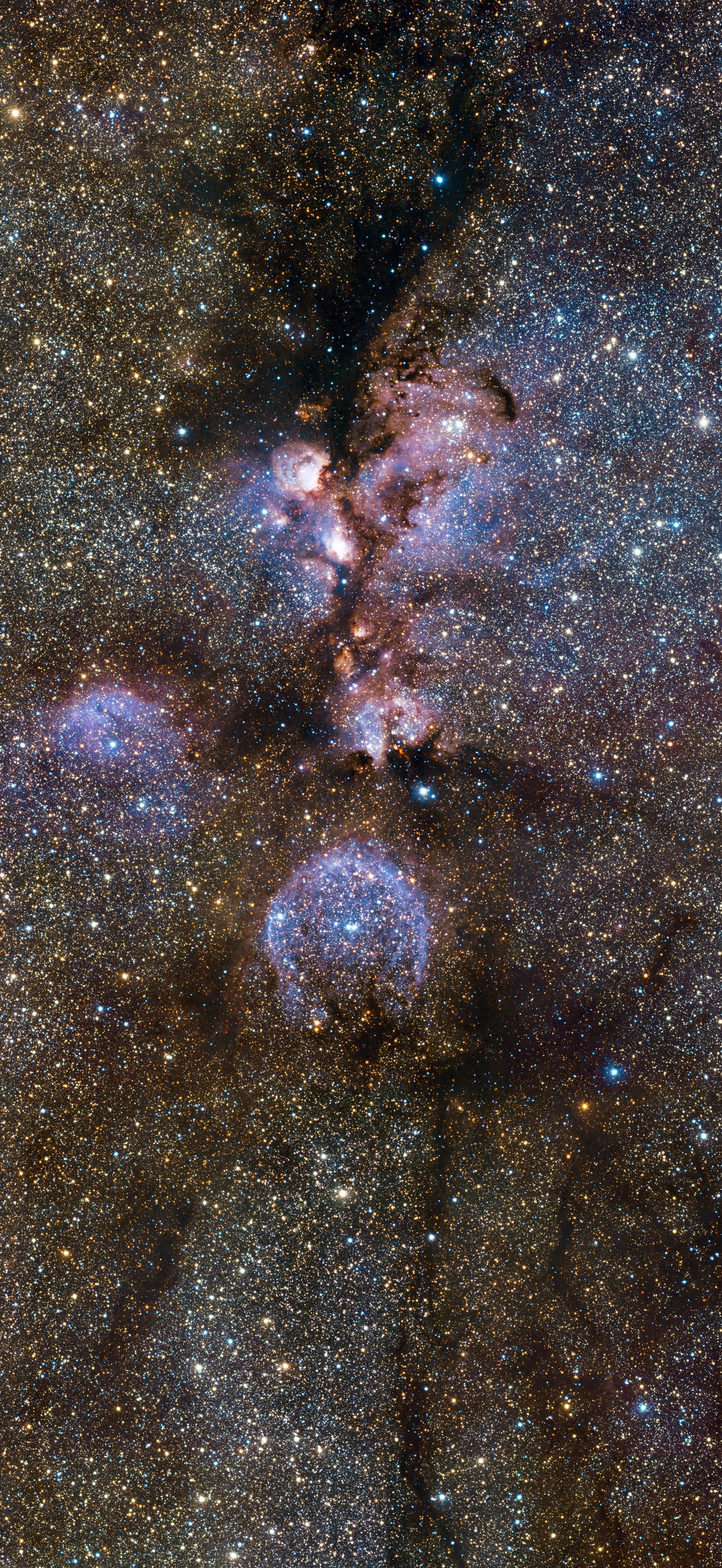 VISTA’s infrared view of the Cat’s Paw Nebula*