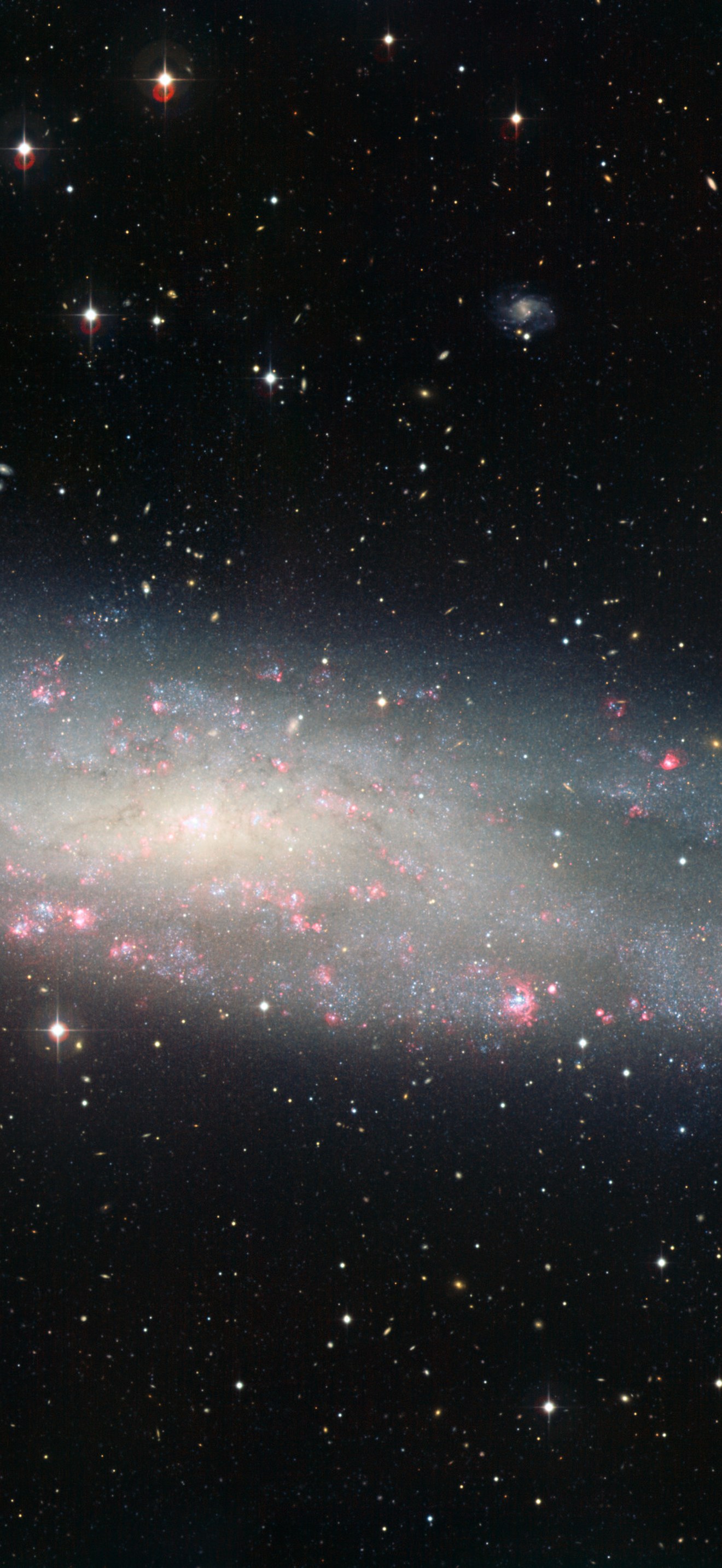 Wide Field Imager view of the spiral galaxy NGC 247