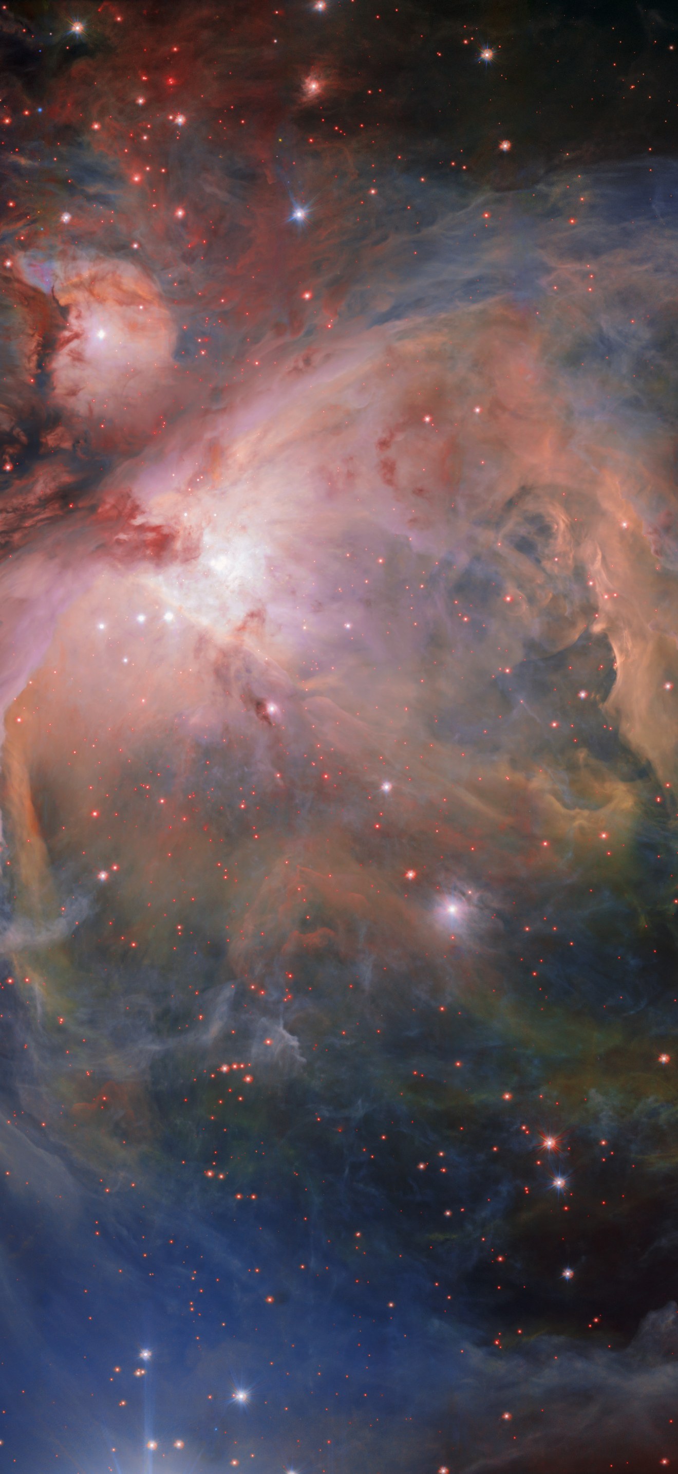The Orion Nebula and cluster from the VLT Survey Telescope