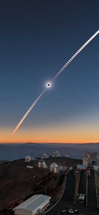 Total solar eclipse, La Silla Observatory, 2019