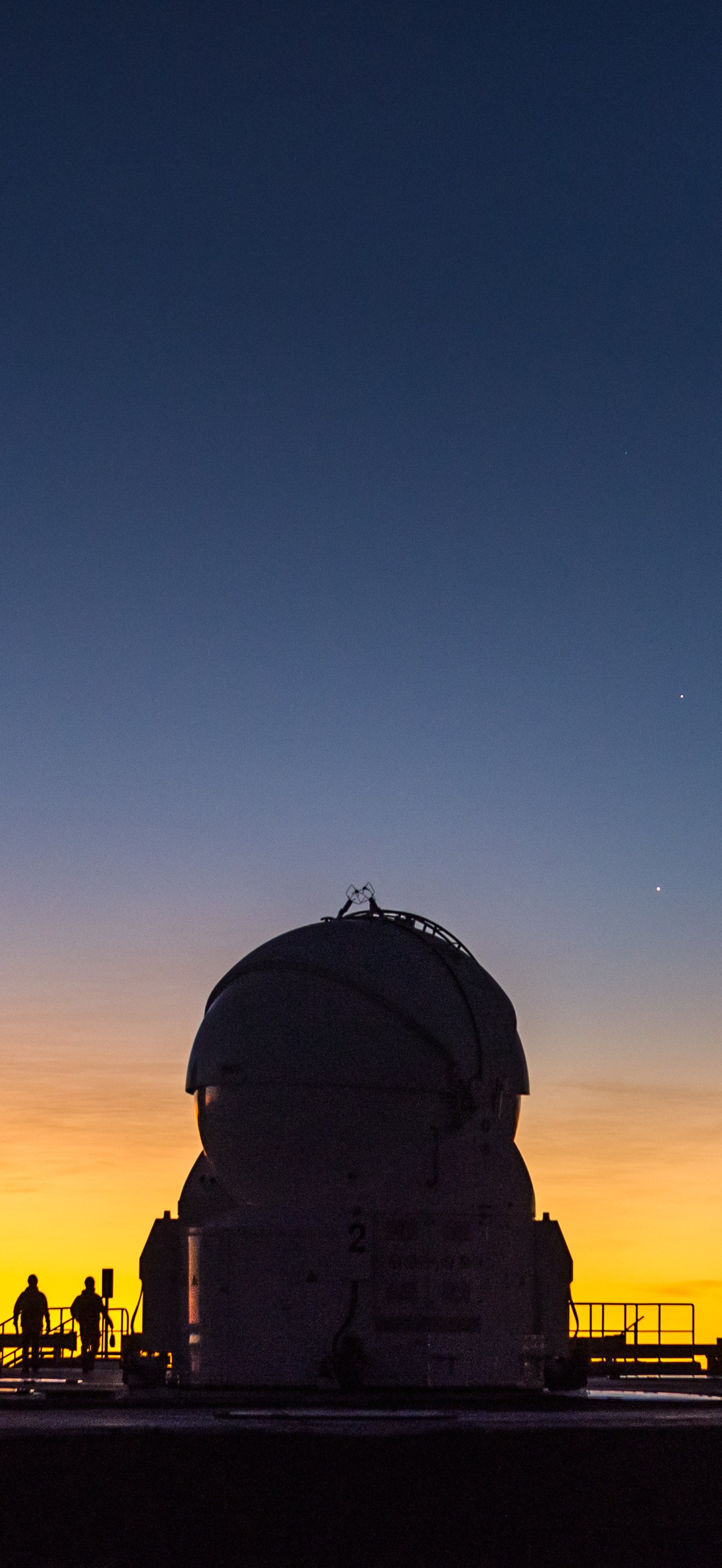 Three people, three telescopes and three planets