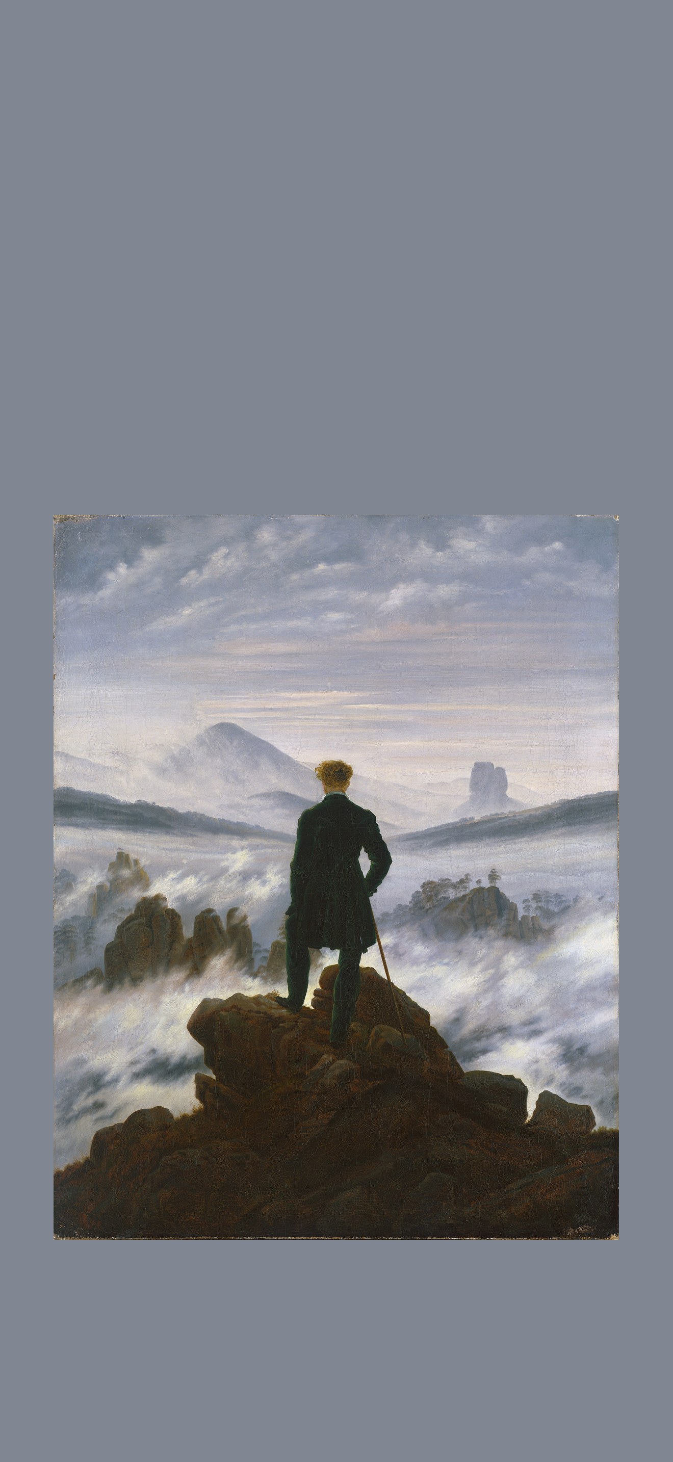 Caspar David Friedrich - Wanderer above the Sea of Fog