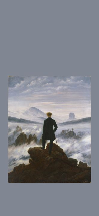Caspar David Friedrich - Wanderer above the Sea of Fog