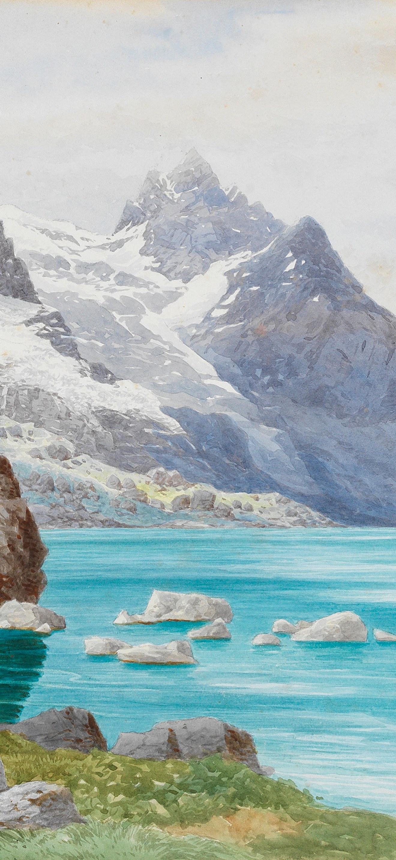Gangabal Lake, India, by George Strahan