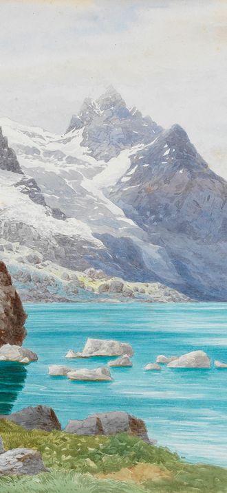 Gangabal Lake, India, by George Strahan