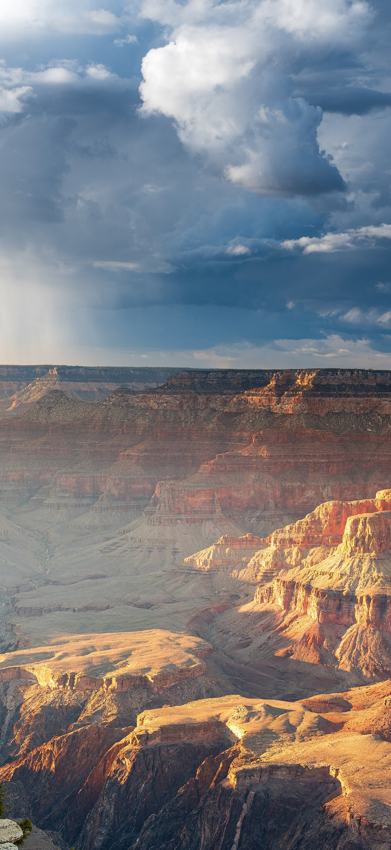 Rain over Grand Canyon