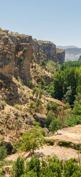 Rio Alhama canyon, Alhama de Granada, Andalusia, Spain