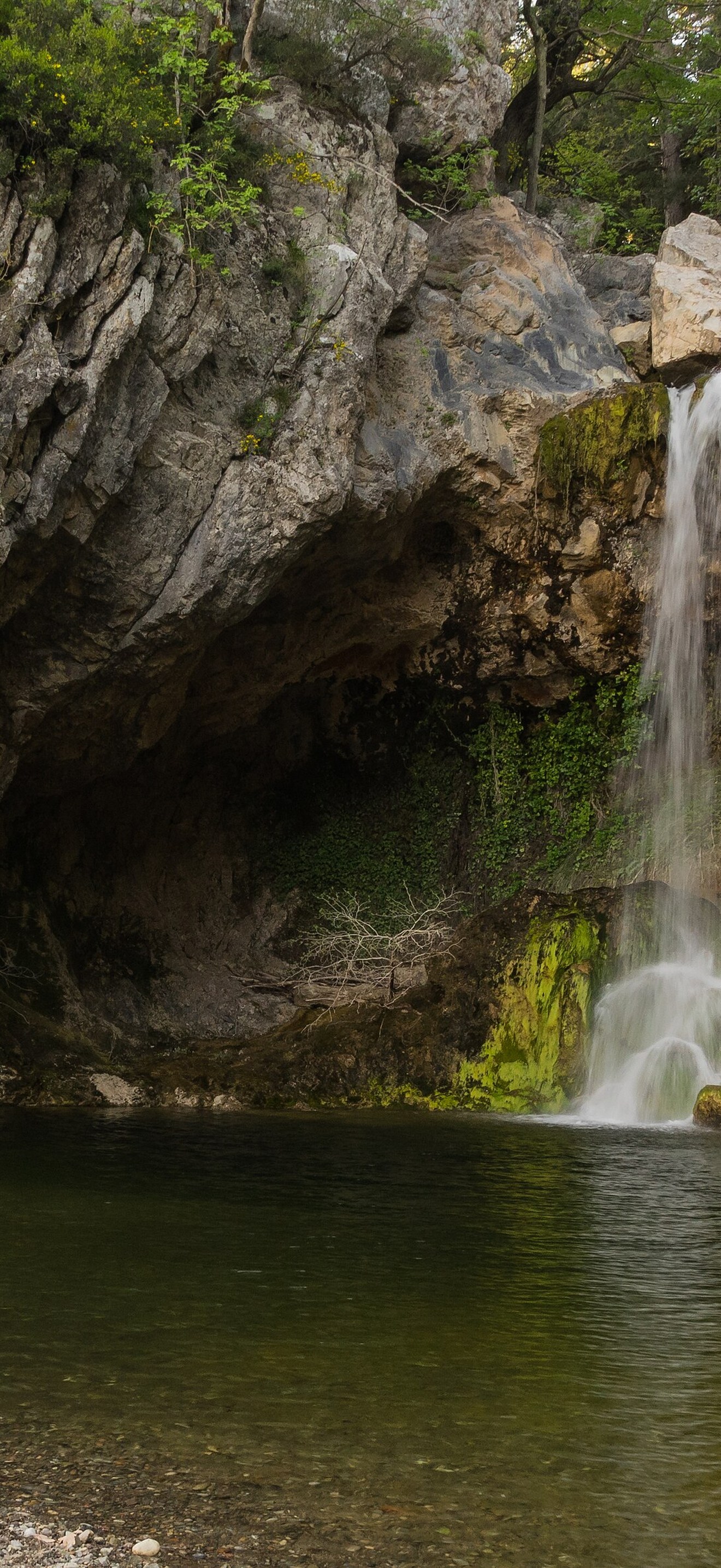 Drymona water fall and pool north Euboea Greece
