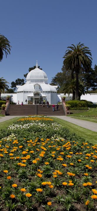 The Conservatory of Flowers in Golden Gate Park, San Francisco, California